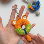 Cute Judy & Nick Donut Keychain Crochet Pattern PDF for Beginners
