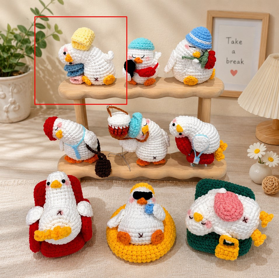 Custom Order – 2 Handmade Crochet Ducks for Vivien