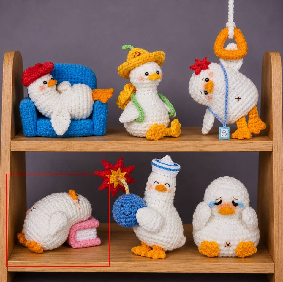 Custom Order – 2 Handmade Crochet Ducks for Vivien