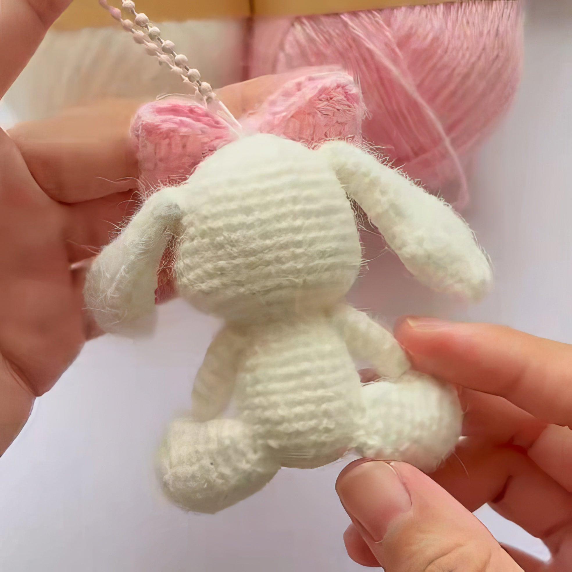 Little Rabbit With a Bow Crochet Pattern | PDF + Video Tutorial