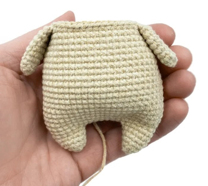 Pug Puppy Amigurumi Crochet Pattern – PDF Digital Download | Cute Dog Plush Toy Tutorial (English & German)