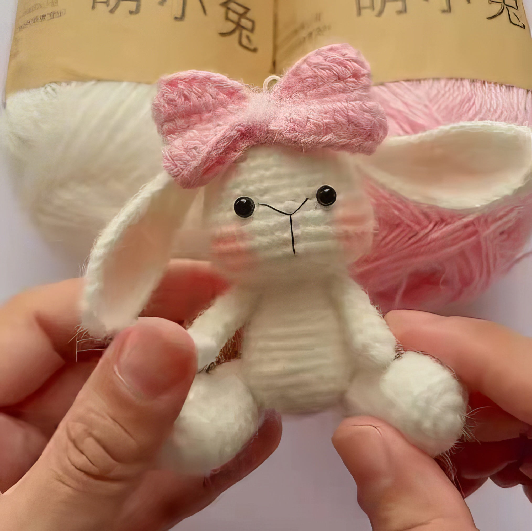 Little Rabbit With a Bow Crochet Pattern | PDF + Video Tutorial