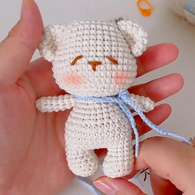 Easy & Gentle Sleepy Bear Crochet Pattern for Beginners | Video Tutorial