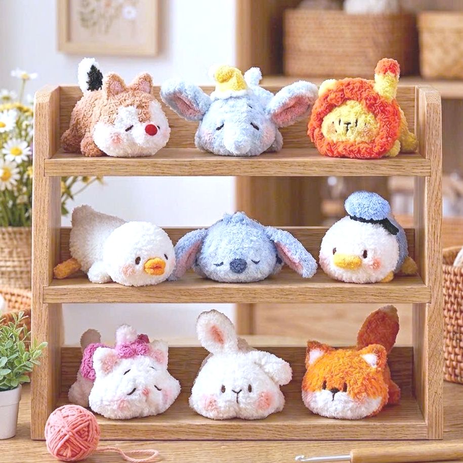 Bundle -  9 Sleeping Animal Crochet Pattern PDF | Cute Plush Amigurumi Collection