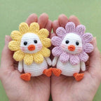 Spring Flower Duck Crochet Pattern PDF –  Beginner Friendly Crochet Plush Tutorial