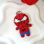 Bundle -  3 Superhero Crochet Pattern PDF | 3 Mini Hero Amigurumi Keychain Patterns