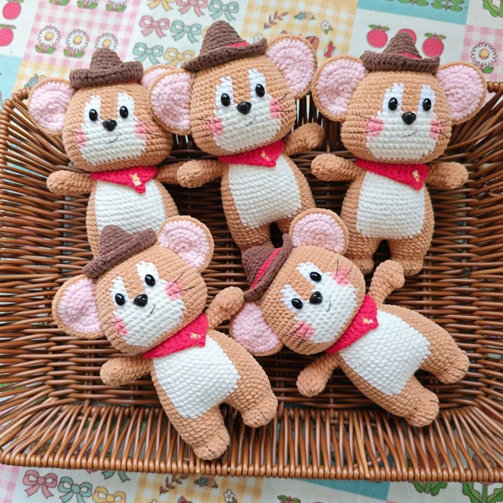 Bundle - 6 Tom Cat & Friends Crochet Pattern Bundle PDF | 6 Cute Amigurumi Animal Patterns |