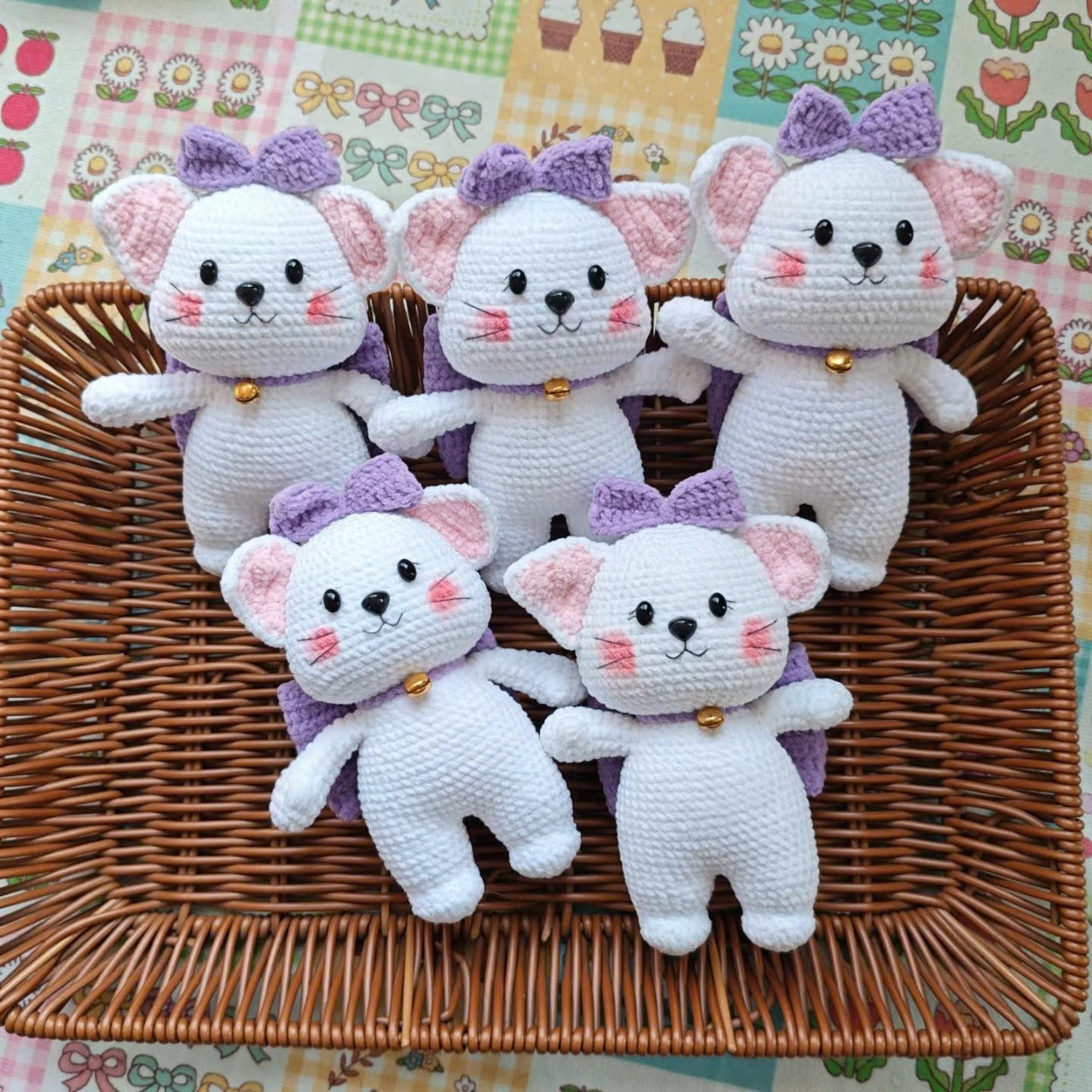 Bundle - 6 Tom Cat & Friends Crochet Pattern Bundle PDF | 6 Cute Amigurumi Animal Patterns |