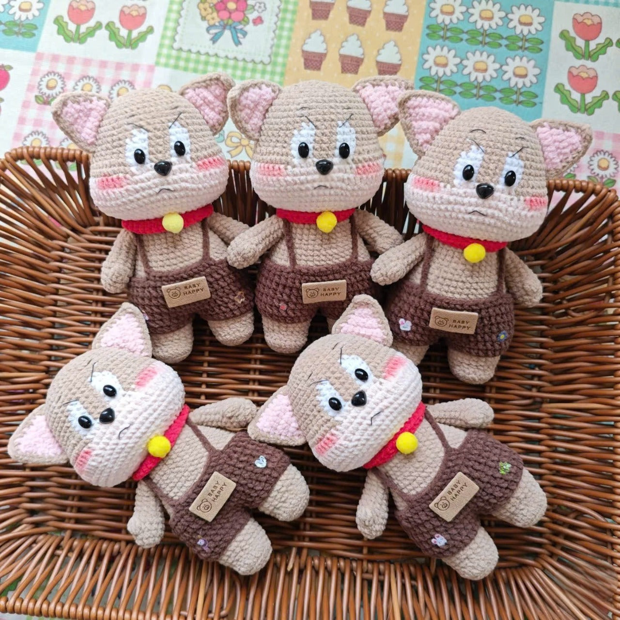 Bundle - 6 Tom Cat & Friends Crochet Pattern Bundle PDF | 6 Cute Amigurumi Animal Patterns |