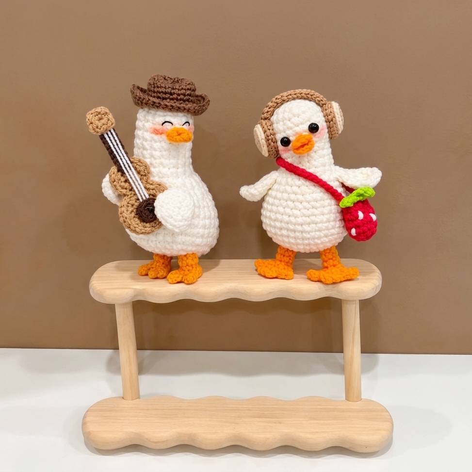 Bundel 4 - Duck Crochet Pattern PDF – "I need" Unique Funny Amigurumi Ducks