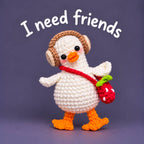 Bundel 4 - Duck Crochet Pattern PDF – "I need" Unique Funny Amigurumi Ducks