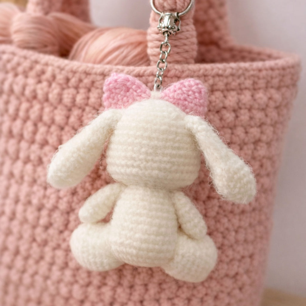 Little Rabbit With a Bow Crochet Pattern | PDF + Video Tutorial