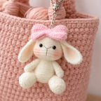Little Rabbit With a Bow Crochet Pattern | PDF + Video Tutorial