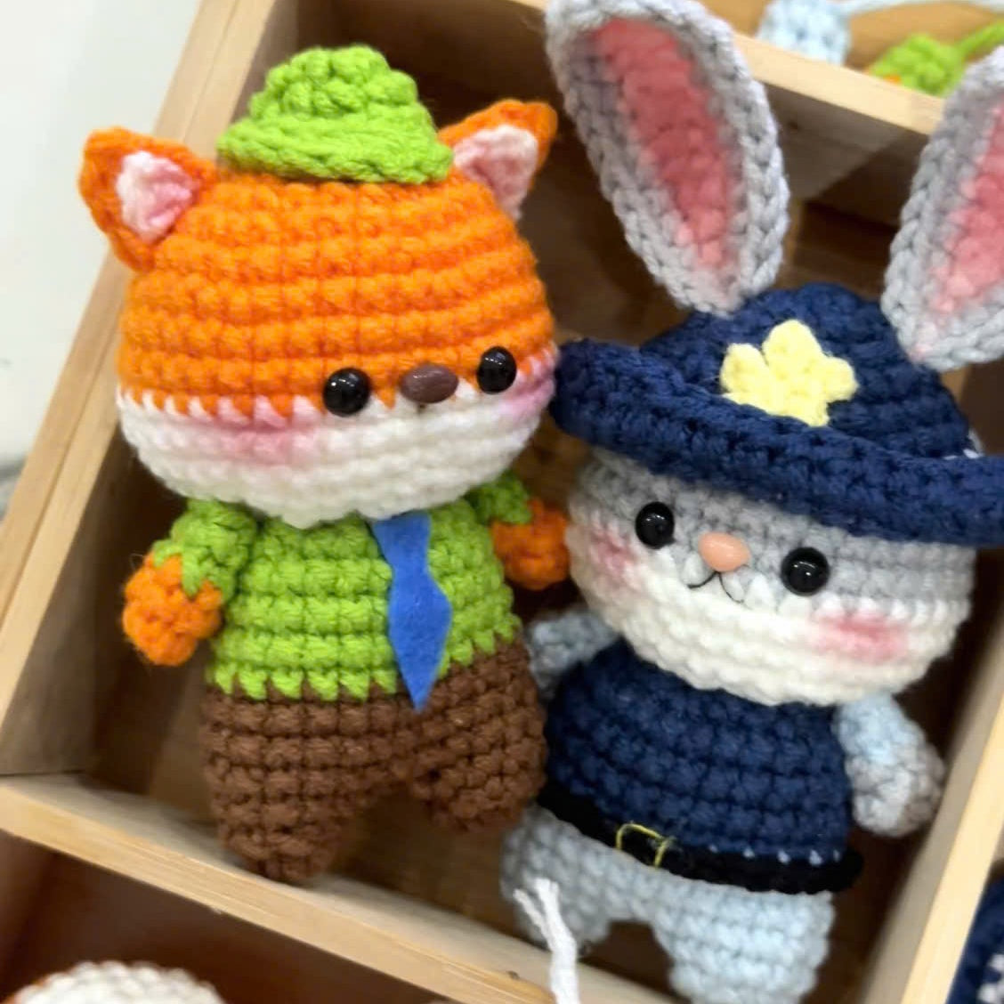 Bundle - 2 in 1 Police Bunny Judy & Fox Nick Crochet Pattern (Zootopia Inspired) | PDF Tutorial
