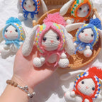 Bundle - 6 in 1 Long Eared Bunny Crochet Pattern for Beginner