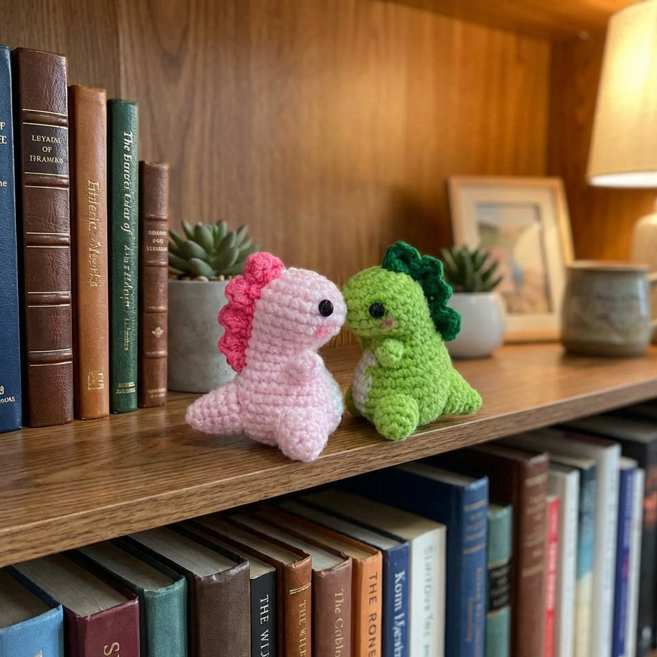 Little Dinosaur Crochet Pattern PDF for Beginners