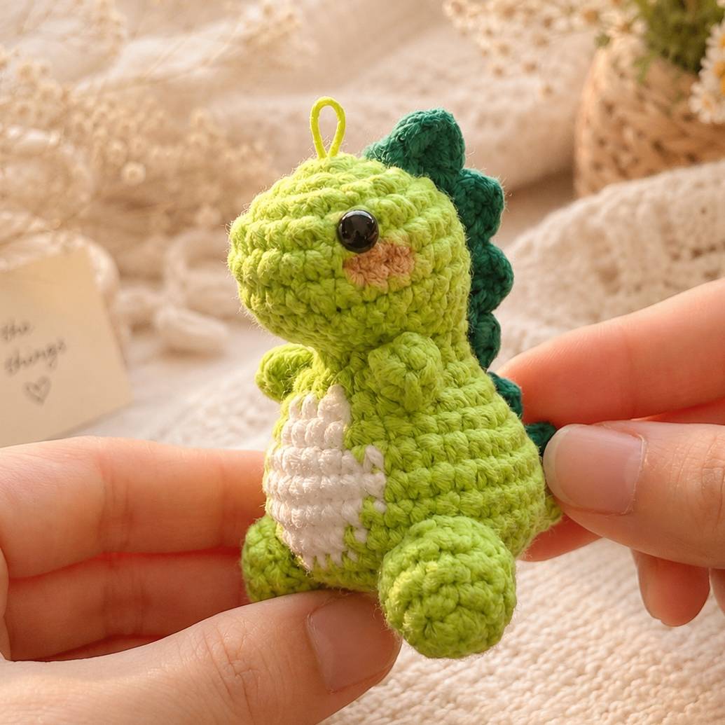 Little Dinosaur Crochet Pattern PDF for Beginners