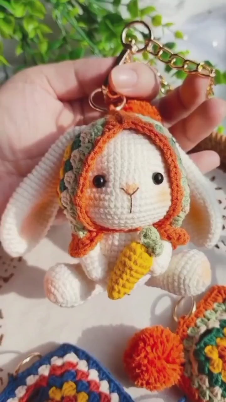 Bundle - 6 in 1 Baby Long Eared Rabbit in Hoodie Crochet Pattern | PDF Tutorial