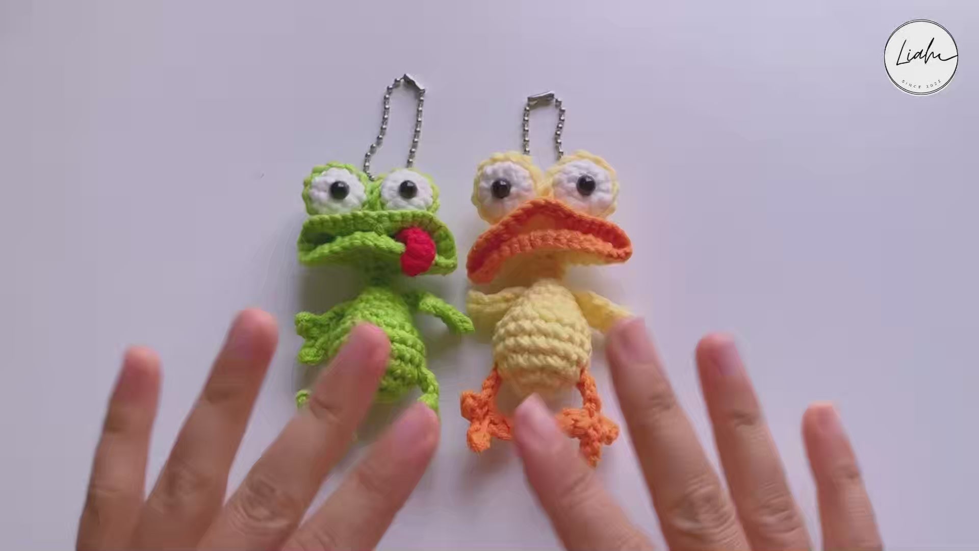 Frog & Duck Keychain Crochet Pattern | PDF + Video Tutorial