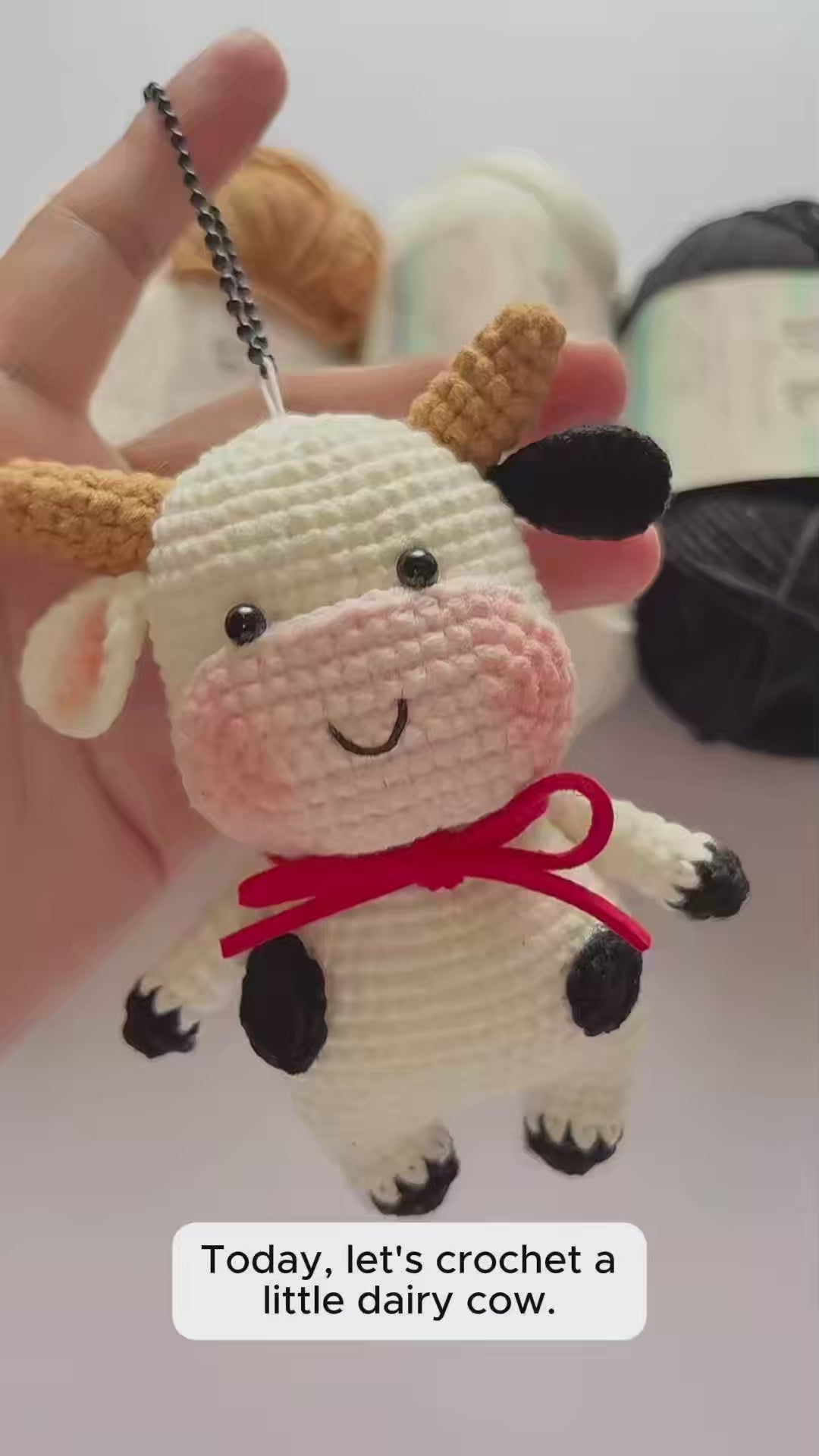 Little Dairy Cow Crochet Crochet Pattern | PDF + Video Tutorial