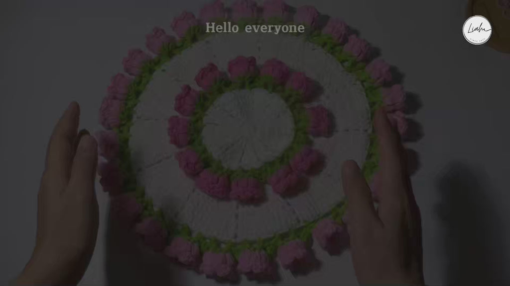 Lily of the Valley Crochet Pattern Set – Easy Coaster, Rug & Blanket for a Cozy Home | Video Tutorial
