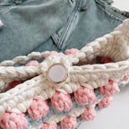 Handmade Crochet Flower Mini Bag – Chunky Yarn Boho Purse
