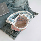 Handmade Crochet Flower Mini Bag – Chunky Yarn Boho Purse