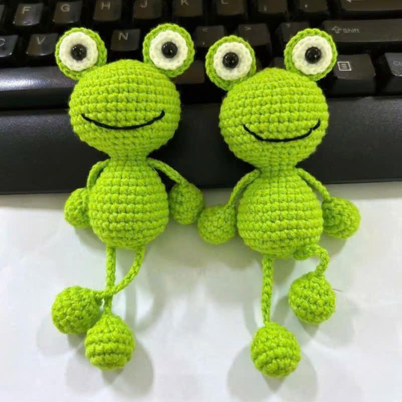 Green Frog Crochet Pattern | PDF + Video Tutorial