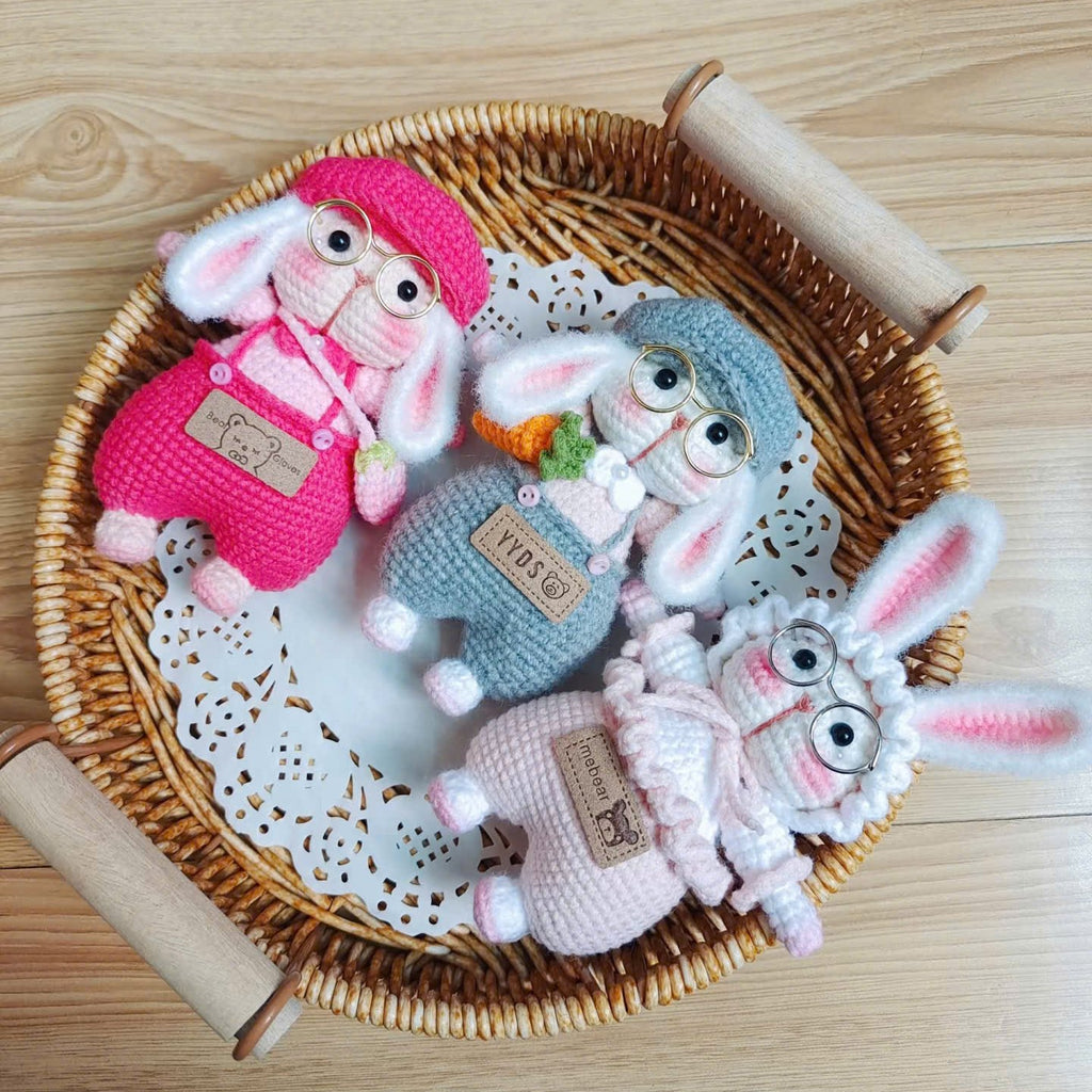 Bundle - 6 in 1 Babydoll Bunny in Outfit Crochet Pattern | PDF Tutorial