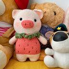 Strawberry & Pineapple Pig Crochet Pattern | PDF Tutorial