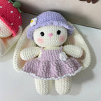 Easy & Cozy Bunny Crochet Pattern in Dress for Beginners