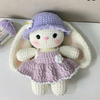 Easy & Cozy Bunny Crochet Pattern in Dress for Beginners