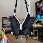 Butterfly Shoulder Bag Crochet Pattern (PDF) | Elegant 3D Butterfly Purse with Pearl Details