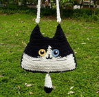 Kitty Shoulder Bag Crochet Pattern (PDF) | Cute Cat Crossbody Bag Amigurumi Purse